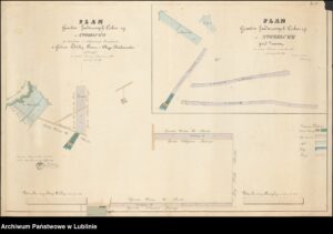 Plan gruntów funduszowych cerkwi r. g. w Strzelcach przed zamianą